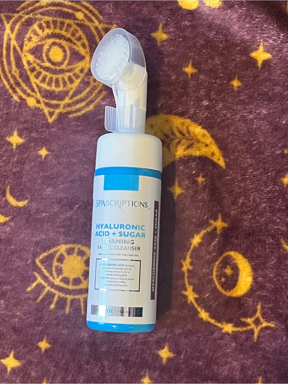 NWT SPAScriptions Hyaluronic Acid + Sugar Foaming Facial Cleanser